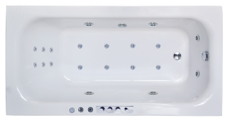 Гидромассажная ванна Royal Bath Accord De Luxe 180x90см белый RB627100DL